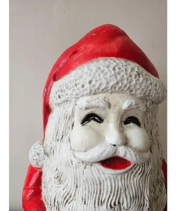 Union roly poly Santa blow mold RARE vintage Xmas lawn decor
