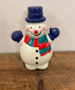 Vintage Snowman Blow Mold