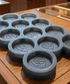 Chocolate Mold - Personalized Round – Custom Silicone Tray for Candy, Cake, Soap, Resin & Gifts