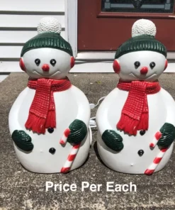 Vintage Christmas Snowman Blow Mold 15" TPI w/ Light Cord