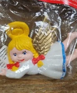 Small Blow Mold Plastic Angel Christmas Decoration Ornament