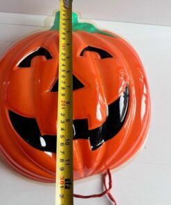 Vintage Halloween Pumpkin Blow Mold Wall Decorations – Set of 5