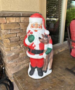 Blow mold Santa w lights